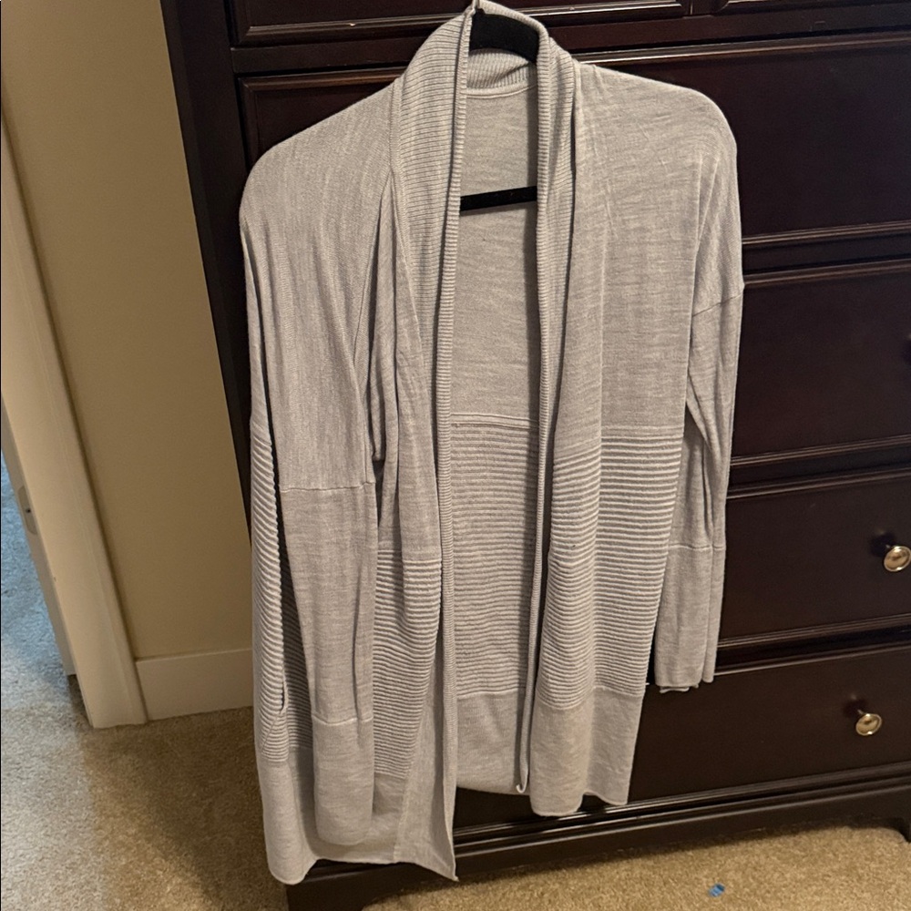 Lululemon Light Blue Open-Front Women’s Cardigan Sweater